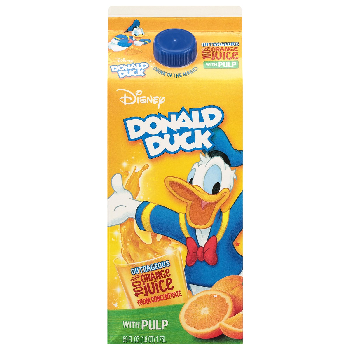 slide 1 of 9, Disney Donald Duck Country Style Orange Juice - 59 fl oz, 59 fl oz