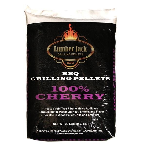 slide 1 of 1, Lumber Jack 100% Cherry BBQ Grilling Pellets, 20 lb