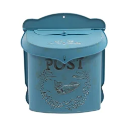 ROOM & RETREAT Rr Mailbox Blue