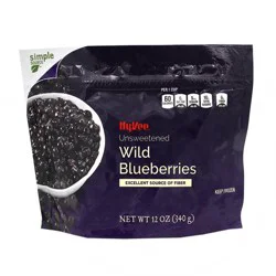 Hy-vee Freshly Frozen Unsweetened Wild Blueberries