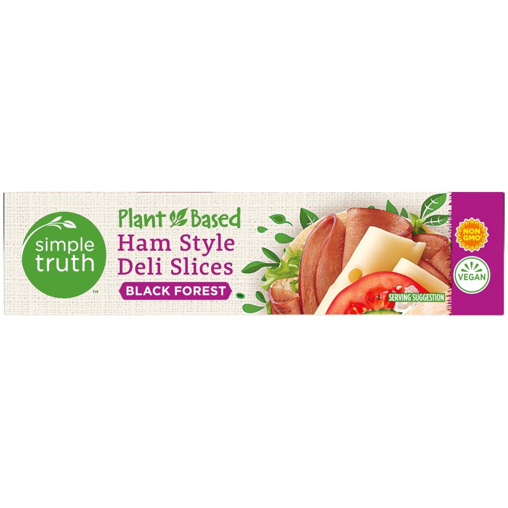 slide 2 of 3, Simple Truth Plant-Based Black Forest Ham Style Deli Slices, 5.5 oz