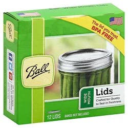 Ball Lids Wide Mouth 42 - 12 Count