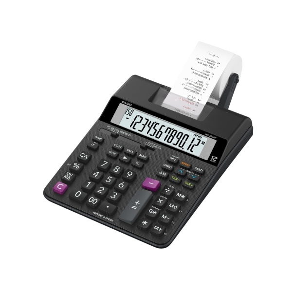 slide 1 of 3, Casio Hr-200Rc Compact Printing Calculator, 1 ct