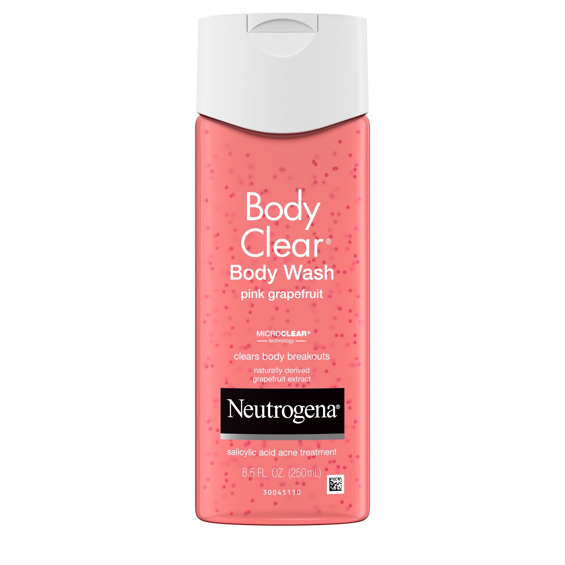 slide 10 of 10, Neutrogena Body Clear Pink Grapefruit Acne Body Wash with Vitamin C for Body Breakouts - 8.5 fl oz, 8.50 fl oz