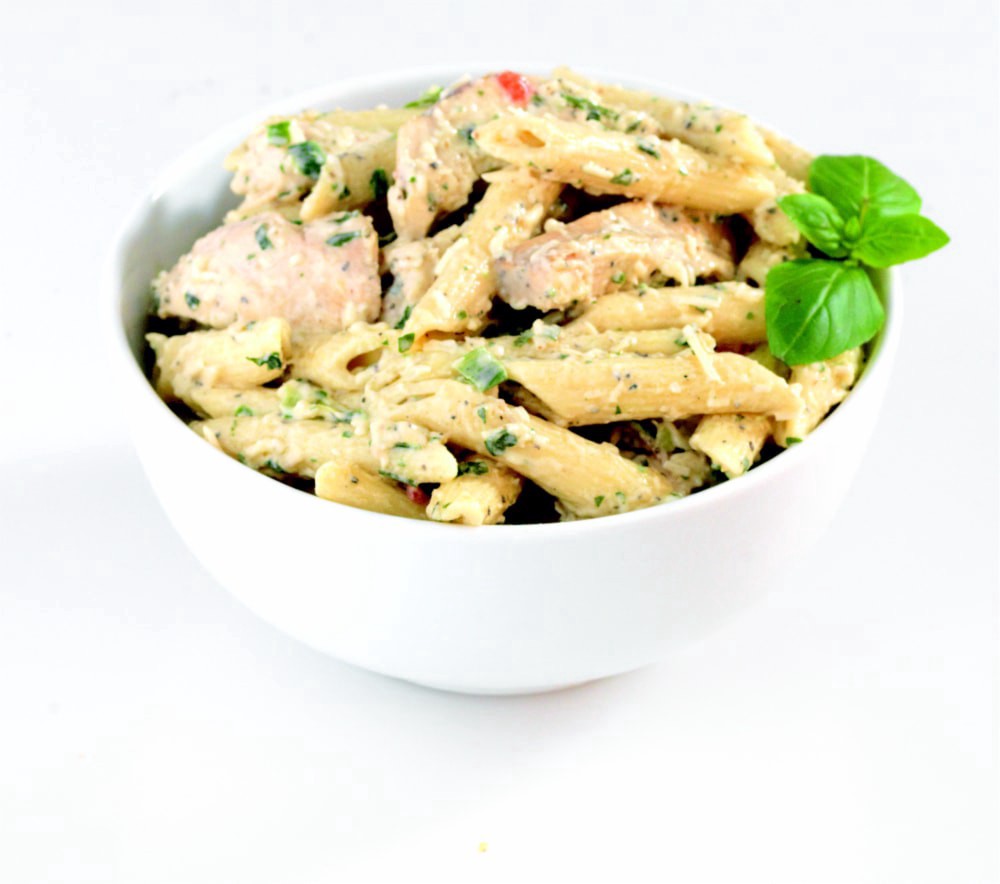 slide 2 of 2, Chicken Caesar Pasta Salad, per lb