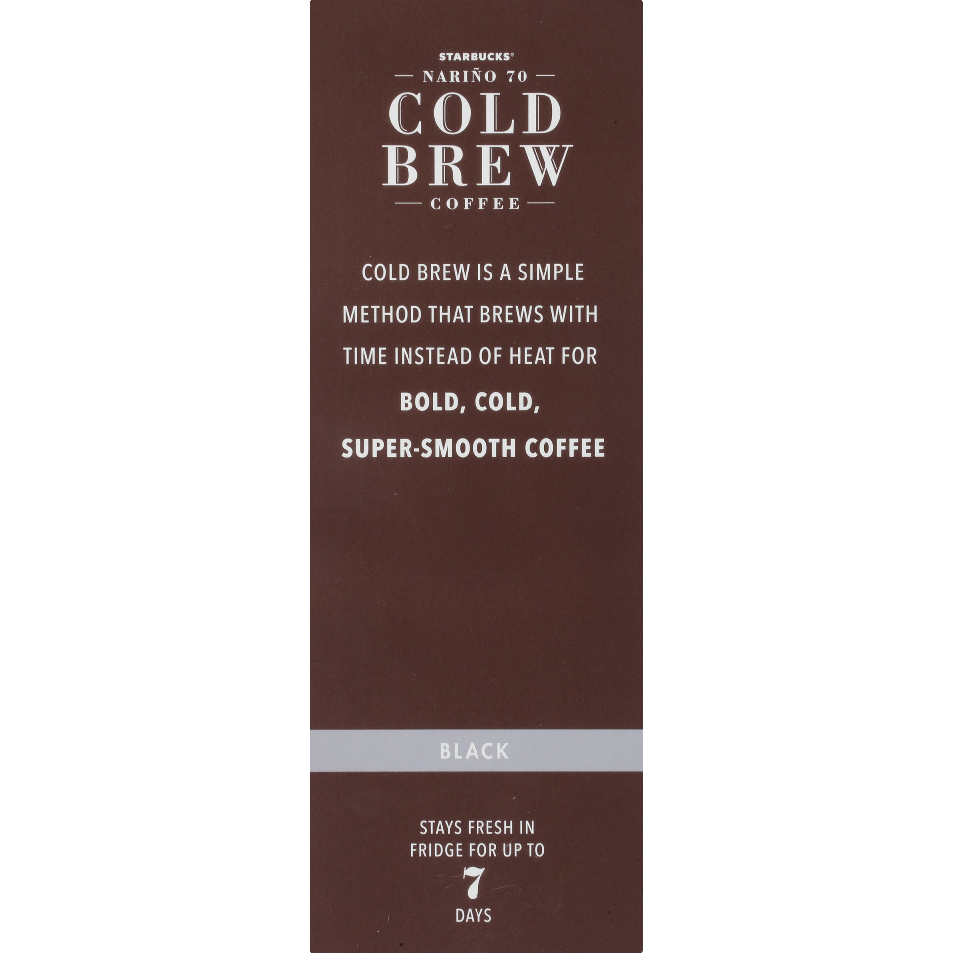 Narino 70 cold brew starbucks