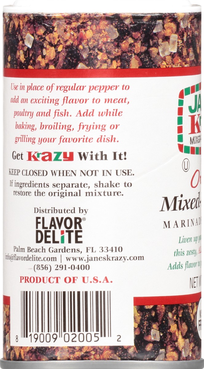 slide 10 of 13, Jane's Krazy Mixed-Up Seasonings Janes Pepper Krazy Seasoning Mix, 2.5 oz