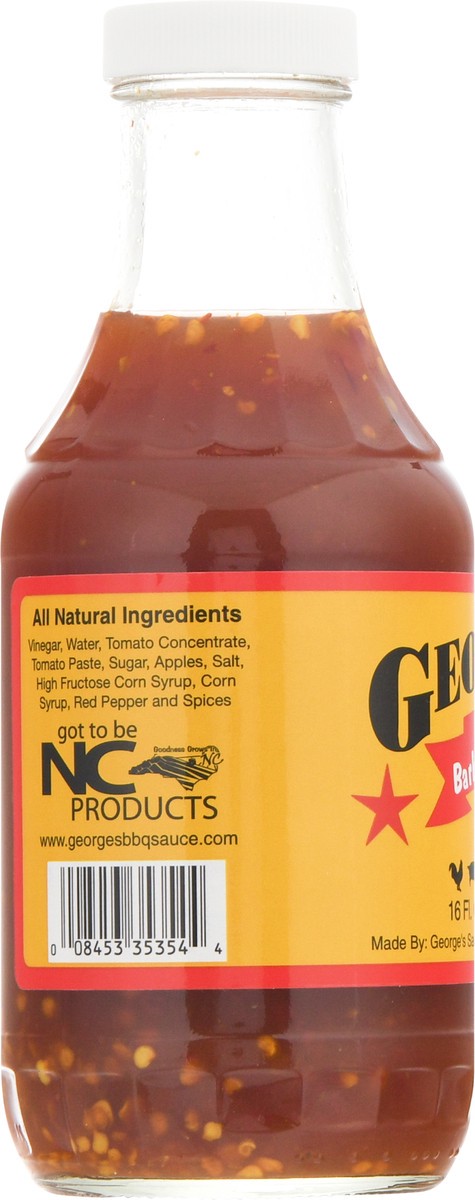 slide 2 of 13, George's Hot Barbecue Sauce 16 fl oz, 16 fl oz