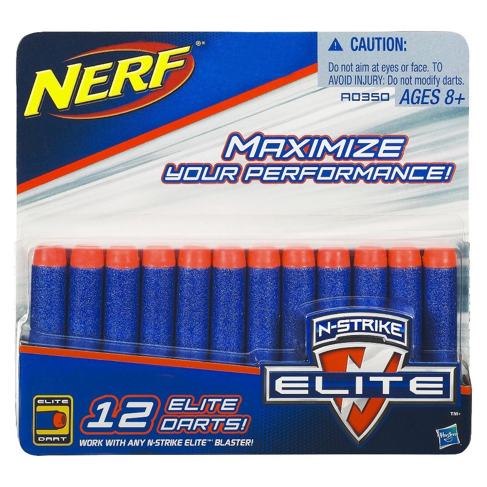 slide 2 of 2, Nerf Official 12 Dart Elite Accustrike Zombie Strike Toy Blasters Refill Pack, 12 ct