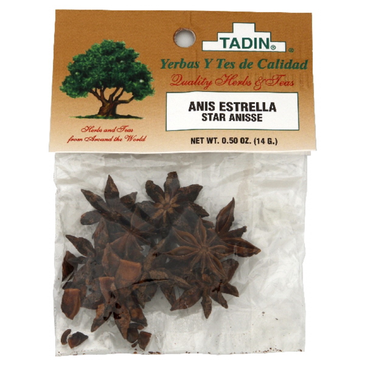 slide 2 of 2, Tadin Herbs Tea Anis Estrella Star Anisse, 0.5 oz