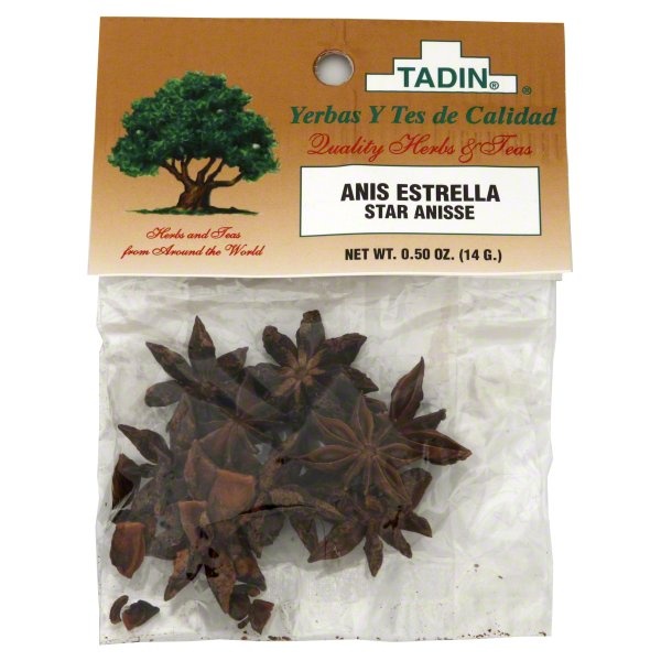 slide 1 of 2, Tadin Herbs Tea Anis Estrella Star Anisse, 0.5 oz
