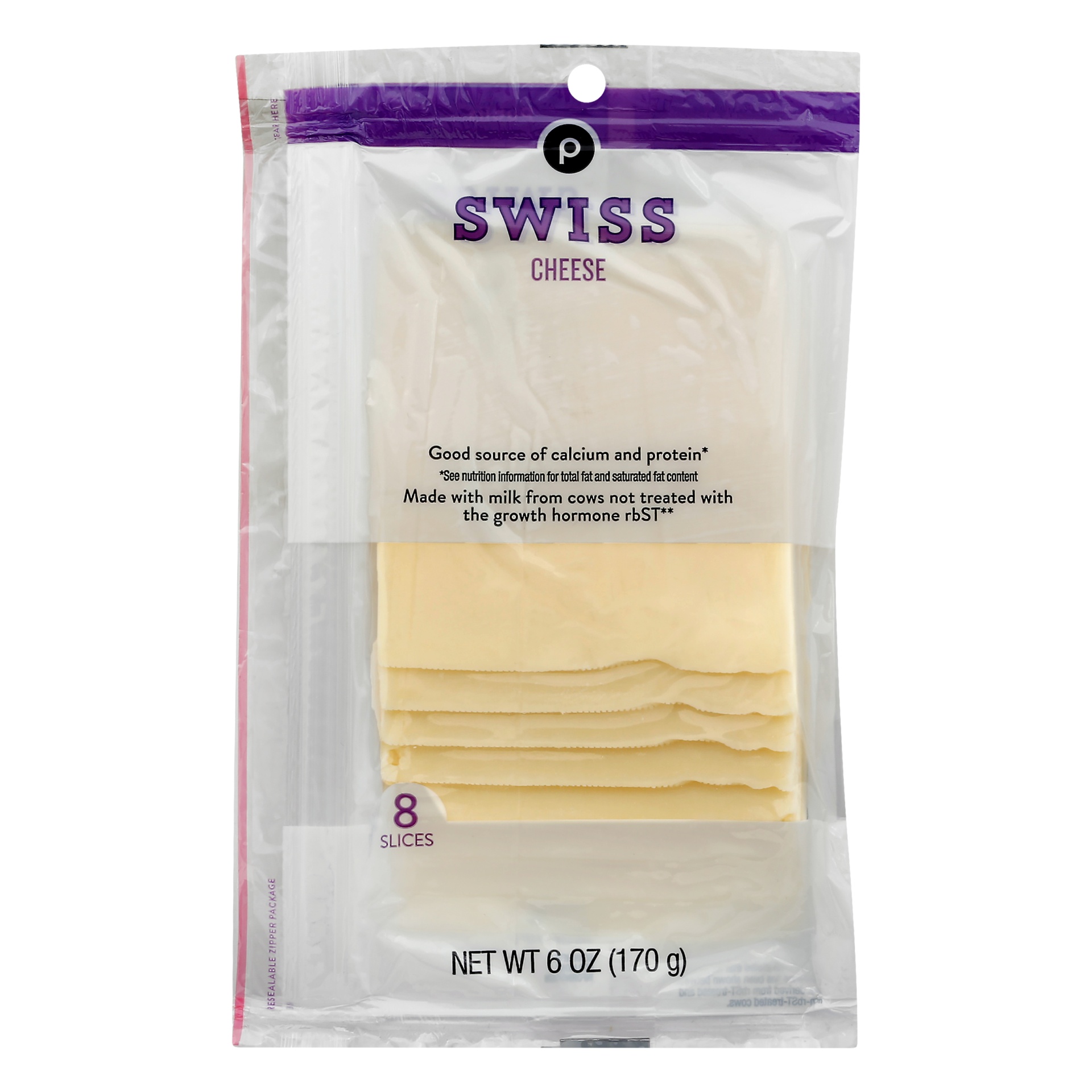 slide 1 of 1, Publix Swiss Cheese, 6 oz