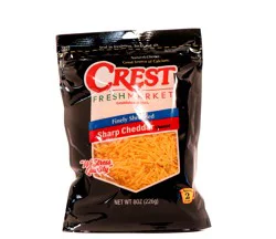 Crest Shredded Fine Sharp Cheddar