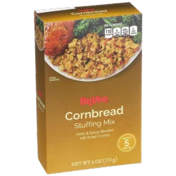 Hy-vee Cornbread Herbs & Spices Blended With Bread Crumbs Stuffing Mix
