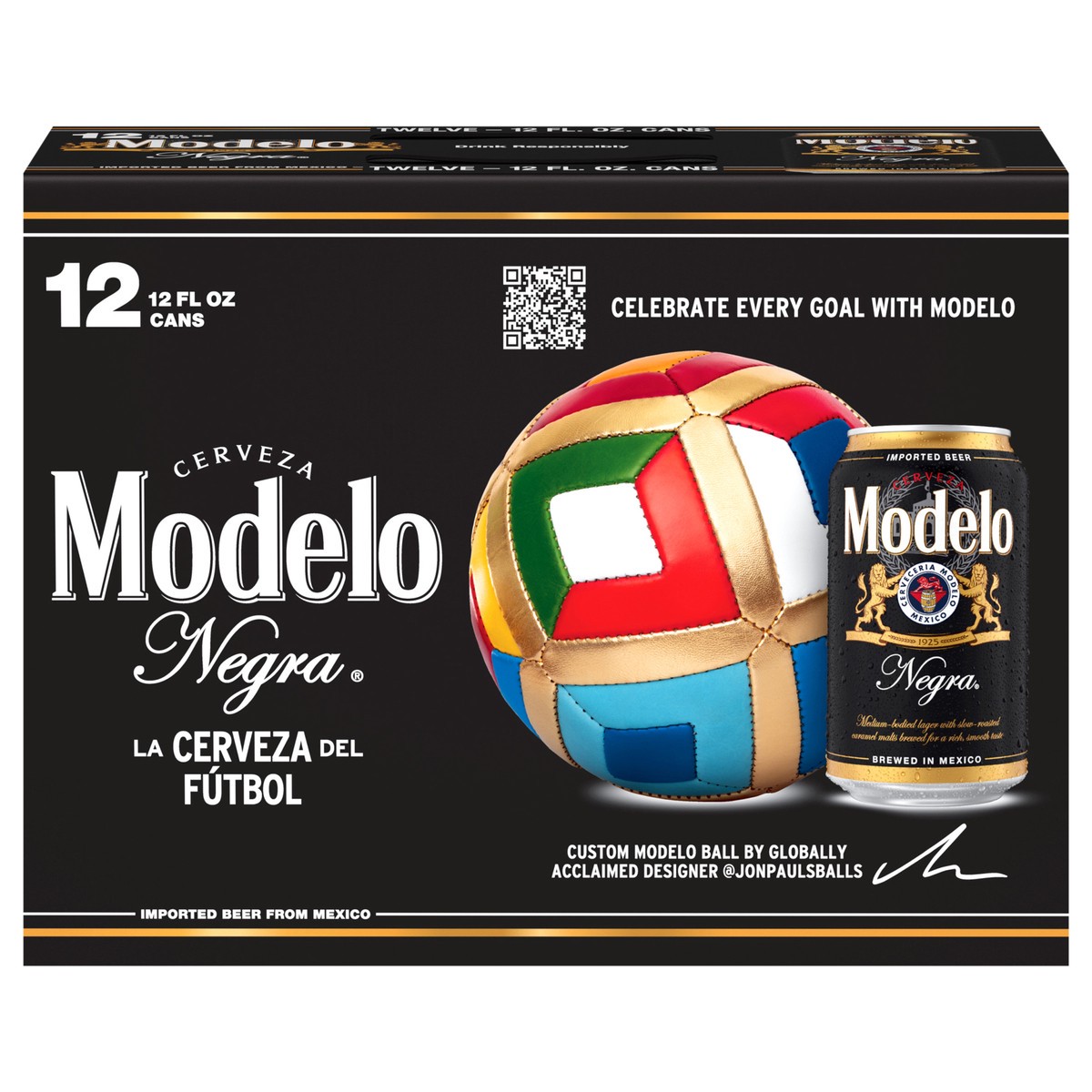 slide 1 of 8, Modelo Negra Dunkel Lager Mexican Import Beer, 12 ct