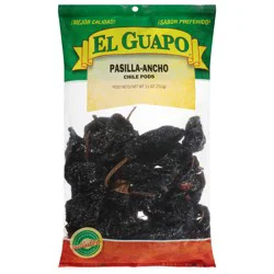 El Guapo Whole Pasilla Ancho Chili Pods, 11.0 oz