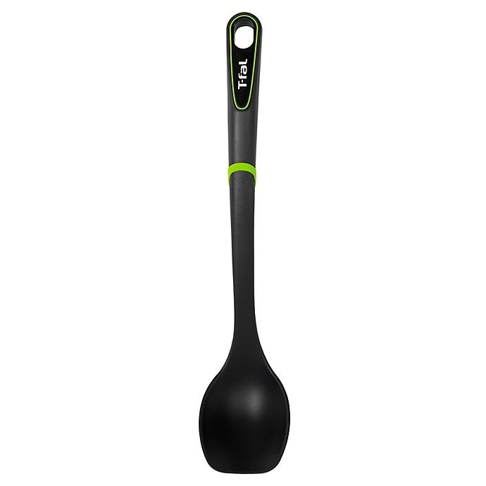 slide 5 of 8, Bradshaw T-fal Ingenio High-Temp Nylon Solid Spoon - Black, 1 ct