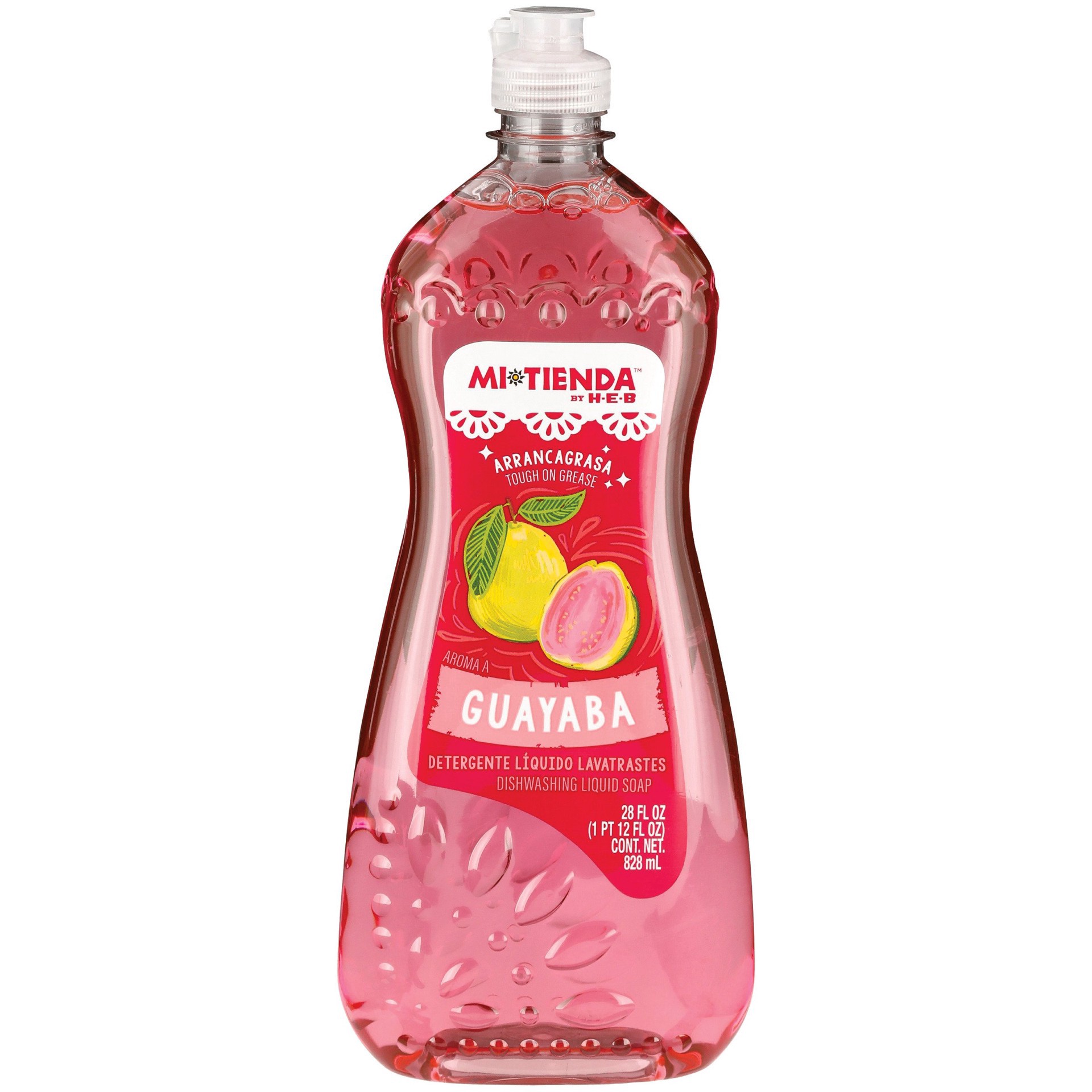 slide 1 of 1, H-E-B Mi Tienda Dishwashing Liquid Soap - Guayaba, 28 oz