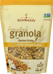 Erin Baker's Homestyle Vanilla Almond Quinoa Granola 12 oz