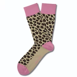 Two Left Feet Jungle Barbie Big Feet Socks