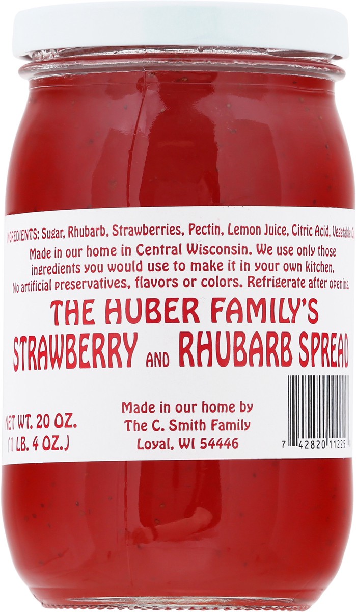 slide 5 of 11, The Huber Family's Strawberry and Rhubarb Spread 20 oz, 20 oz