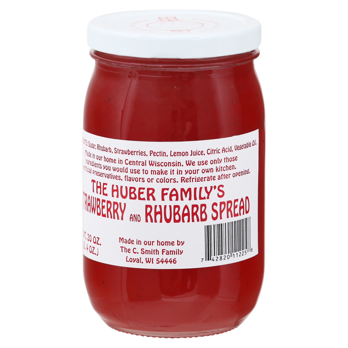slide 4 of 11, The Huber Family's Strawberry and Rhubarb Spread 20 oz, 20 oz