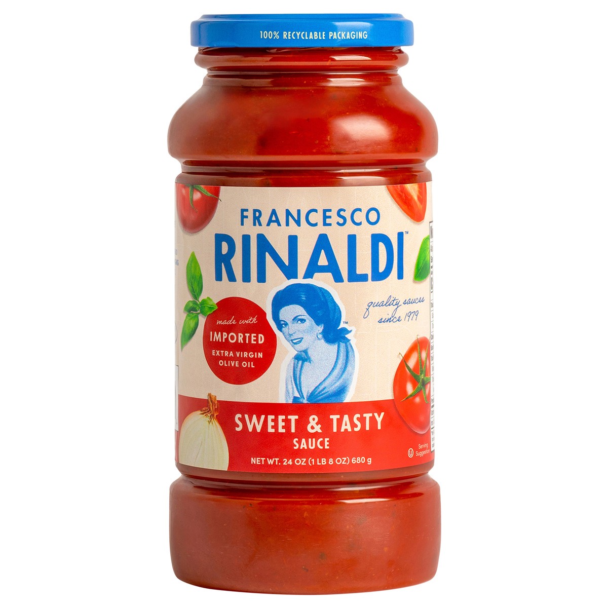 slide 5 of 10, Francesco Rinaldi Sweet And Tasty Tomato Pasta Sauce - 24 Oz, 24 oz