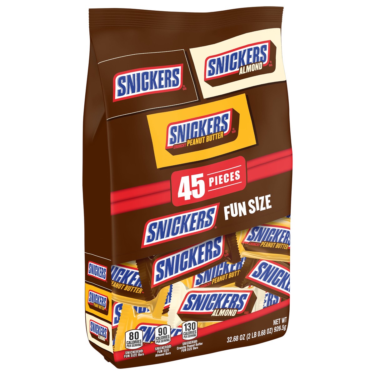 slide 7 of 7, Snickers Bar, 45 ct