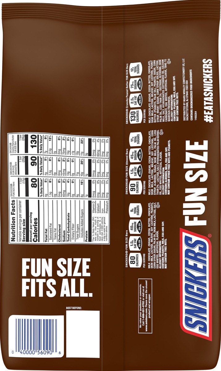 slide 5 of 7, Snickers Bar, 45 ct