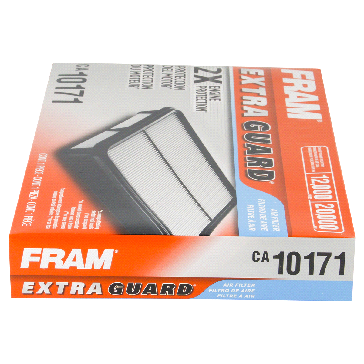 slide 3 of 6, Fram Extra Guard Air Filter CA10171, 1 ct