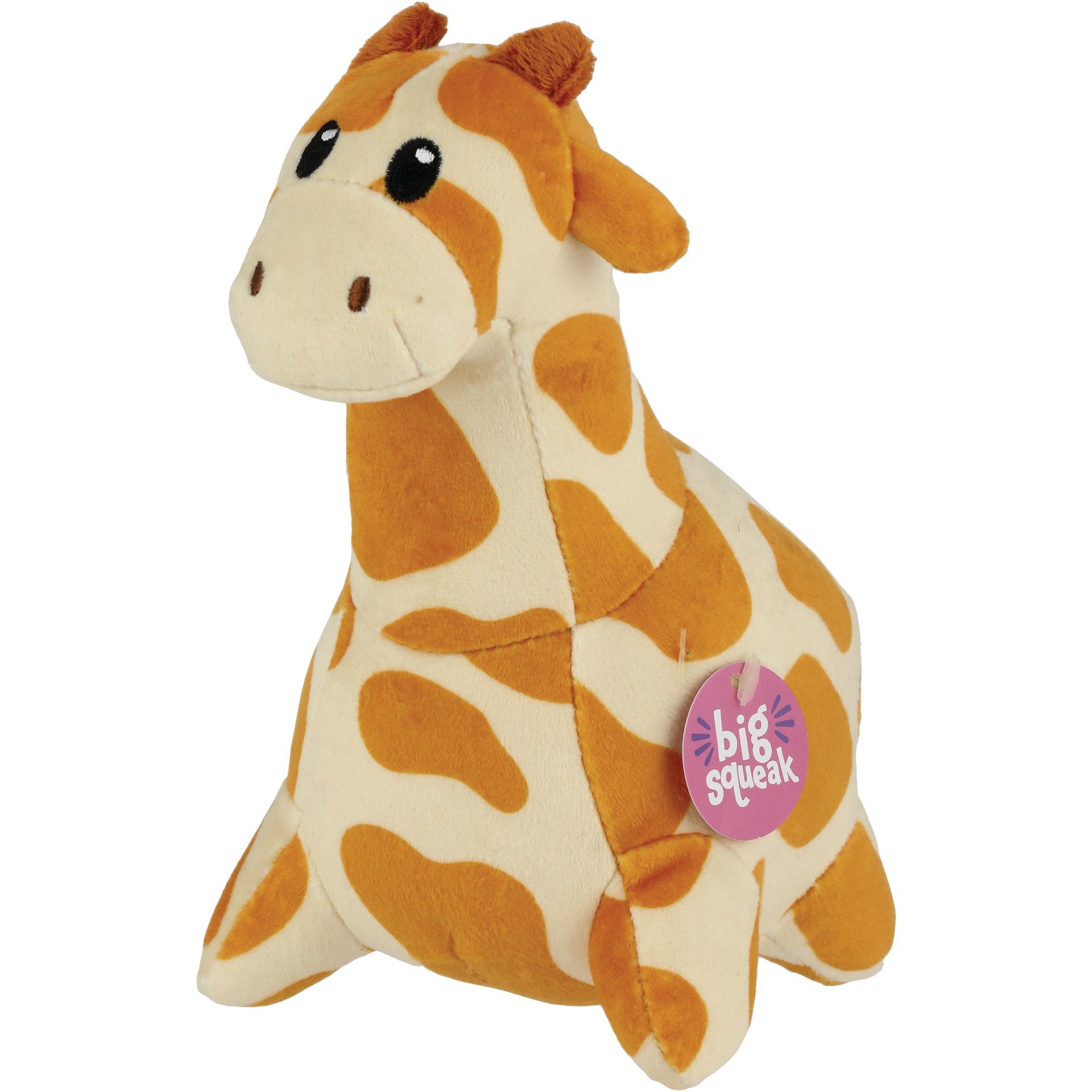 slide 1 of 1, Woof & Whiskers Giraffe Plush Dog Toy, 1 ct