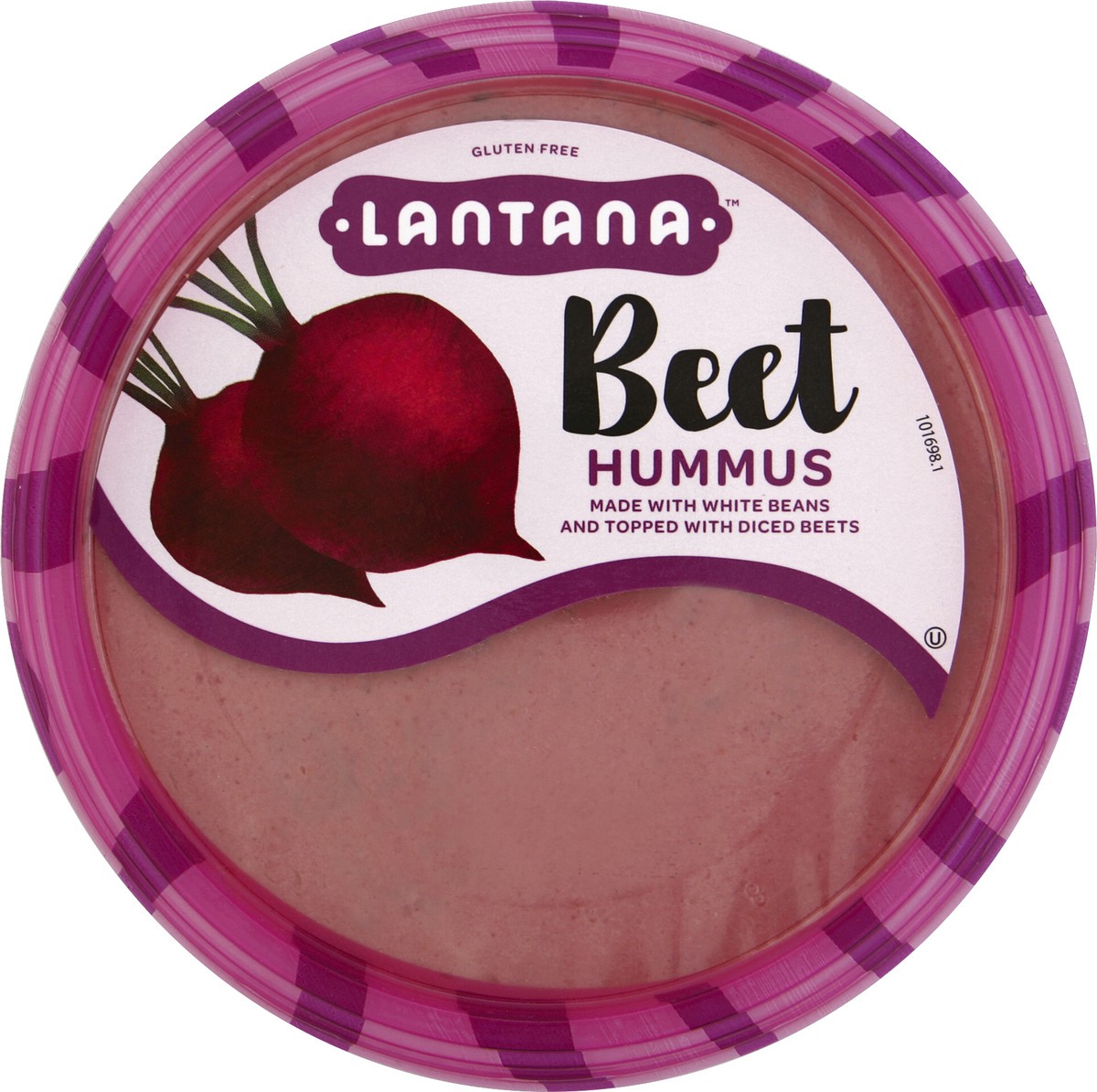 slide 2 of 6, Lantana Eat Well Embrace Life Beet Hummus with Pickled Beet Topping, 10 oz