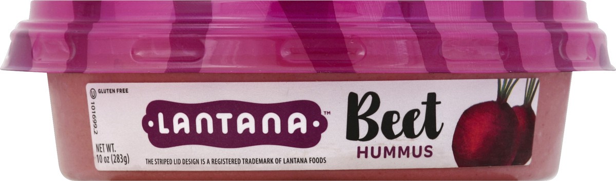 slide 5 of 6, Lantana Eat Well Embrace Life Beet Hummus with Pickled Beet Topping, 10 oz
