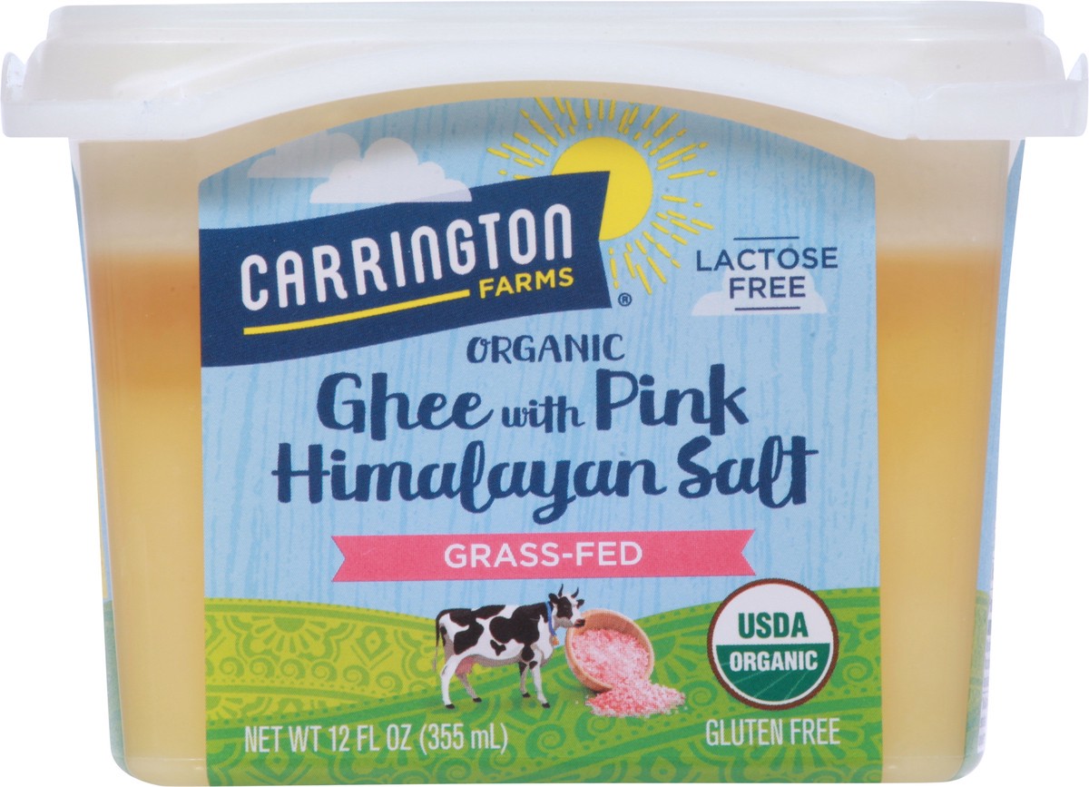 slide 4 of 11, Carrington Farms Organic Ghee With Pink Himalayan Salt, 12 fl oz