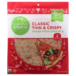 Simple Truth Organic Classic Thin & Crispy Vegan Pizza Crusts