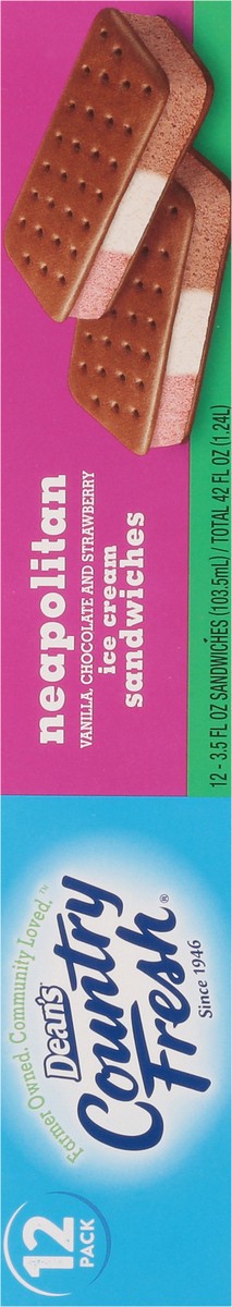 slide 5 of 14, Country Fresh Neapolitan Ice Cream Sandwiches, 12 ct