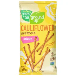 Real Food From the Ground Up Sticks Cauliflower Pretzels 4.5 oz