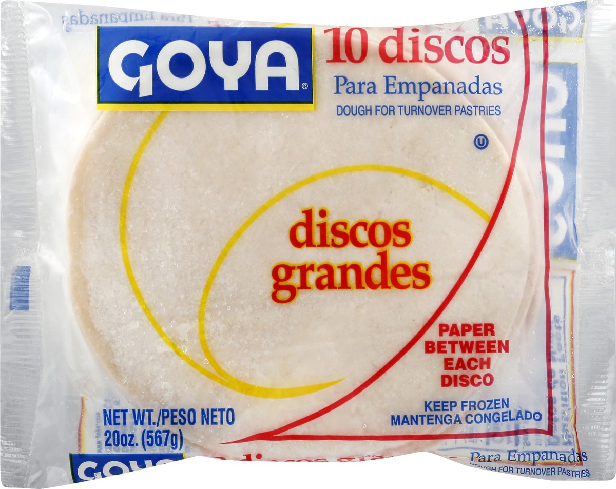 slide 8 of 9, Goya Grandes Empanadas Discos 10 ea, 10 ct