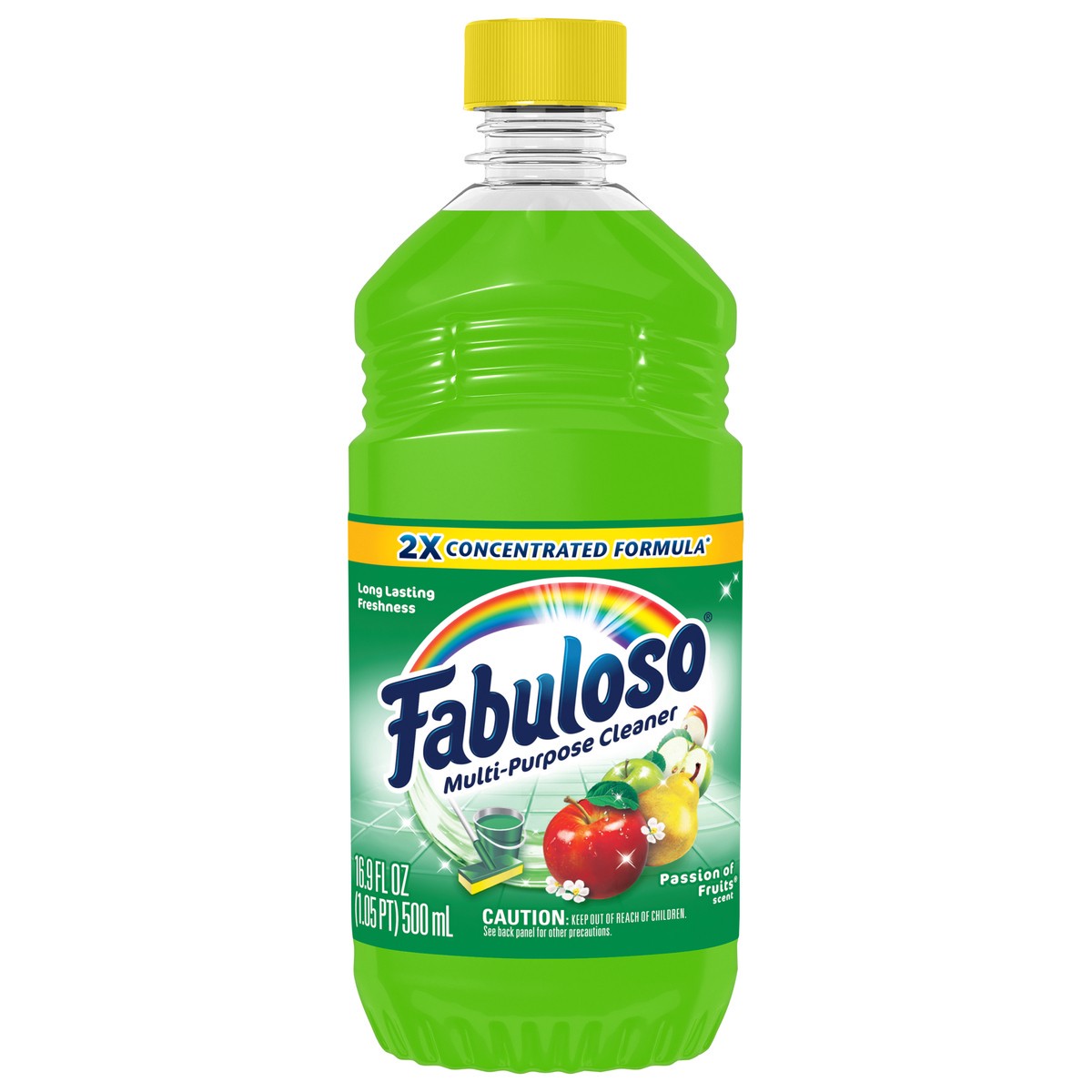 slide 1 of 10, Fabuloso Multi-Purpose Cleaner 2x Concentrated, Passion of Fruits - 16.9 fluid ounce, 1 ct