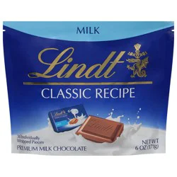 Lindt Premium Classic Recipe Milk Chocolate 6 oz