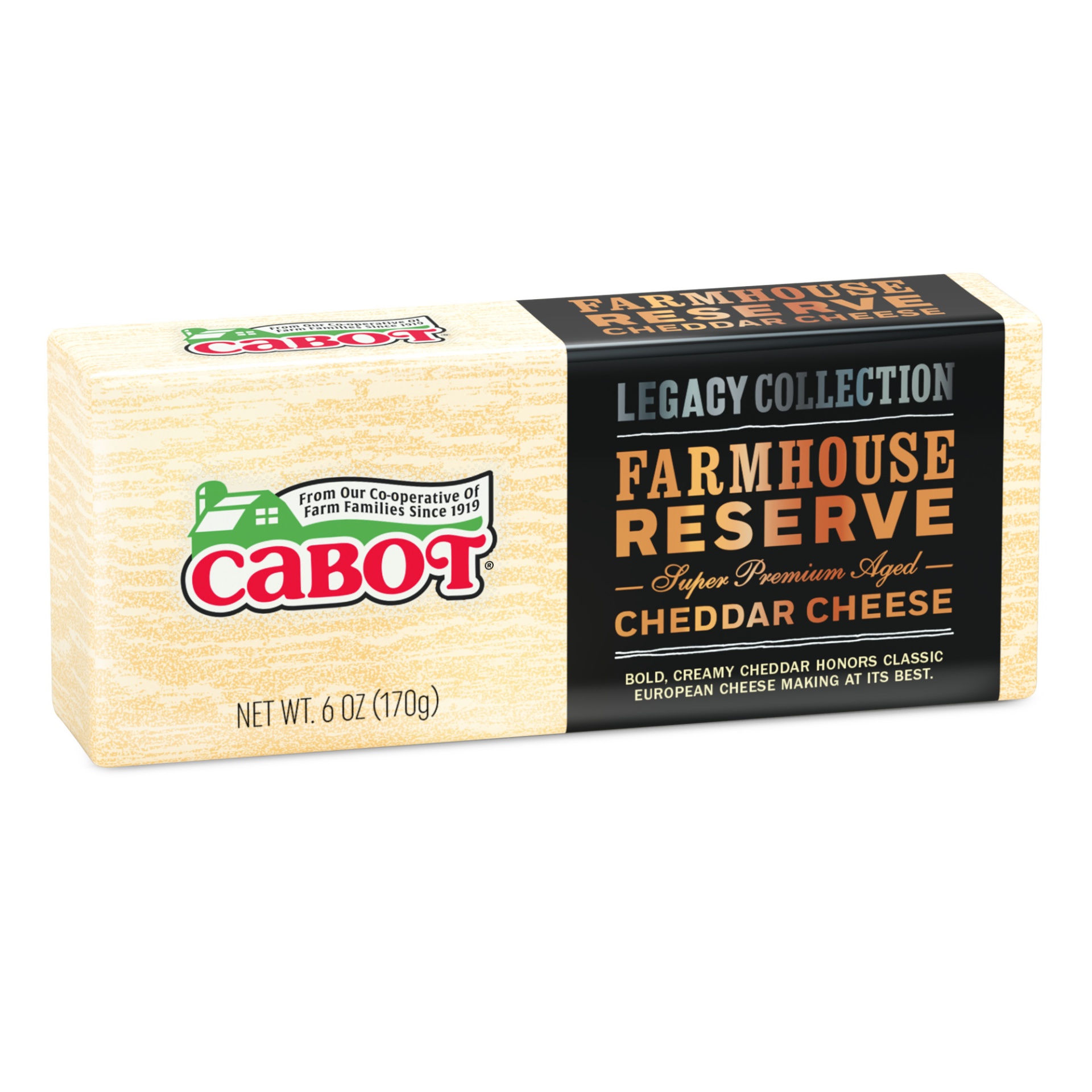 slide 4 of 4, Cabot Farmhouse Reserve Cheddar Cheese, 6 oz