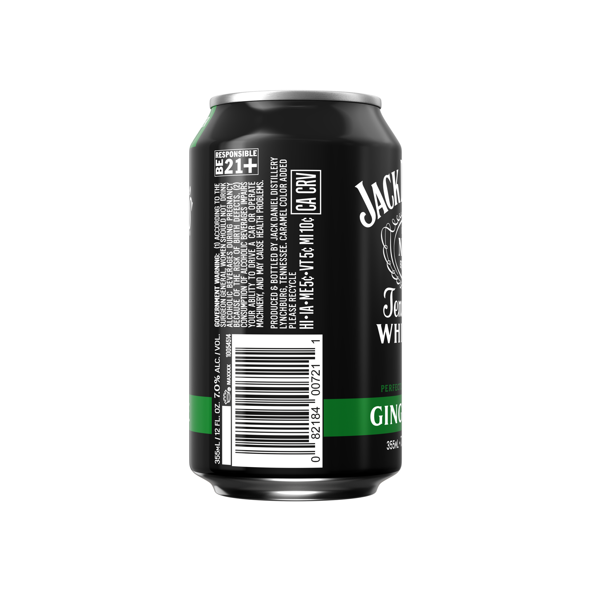 slide 3 of 5, Jack Daniel's Tennessee Whiskey Perfectly Mixed with Ginger Ale 4 - 355 ml Cans, 4 ct; 12 oz