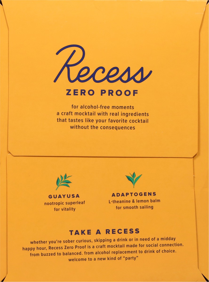 slide 13 of 14, Recess Grapefruit Craft Mocktail 4 - 12 fl oz Cans, 4 ct