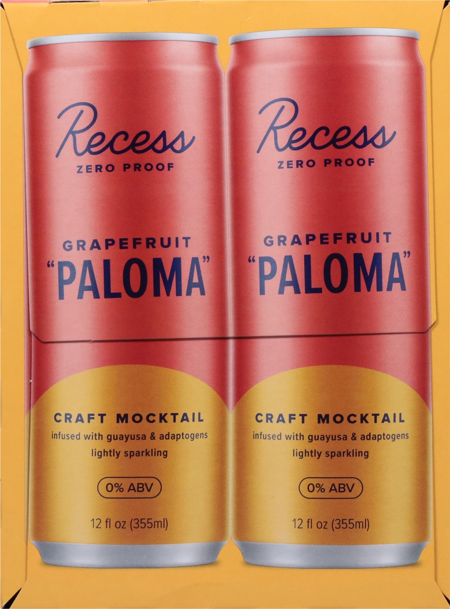 slide 5 of 14, Recess Grapefruit Craft Mocktail 4 - 12 fl oz Cans, 4 ct