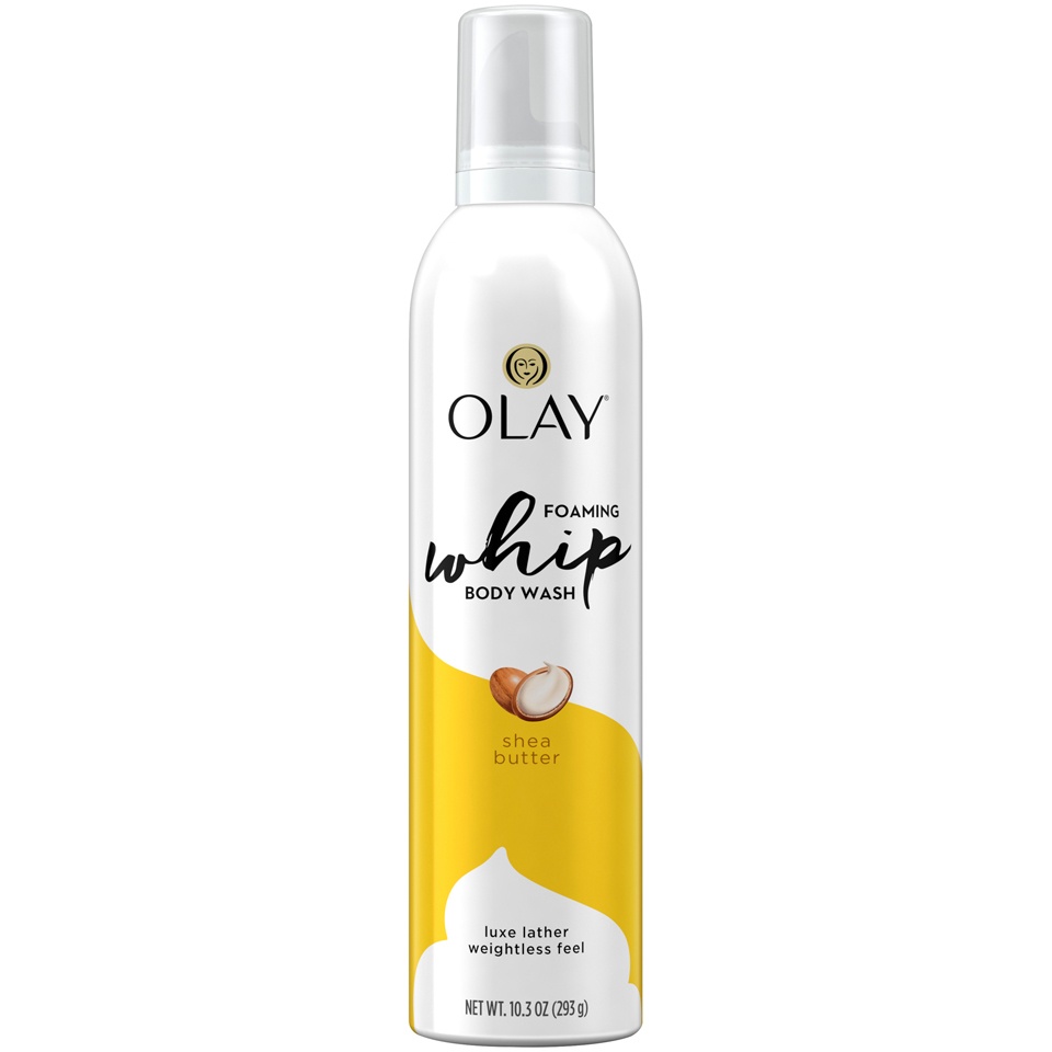 slide 1 of 3, Olay Foaming Whip Shea Butter, 10.3 oz