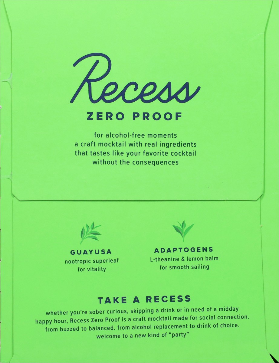 slide 3 of 13, Recess Lime Margarita Craft Mocktail 4 - 12 fl oz Cans, 4 ct