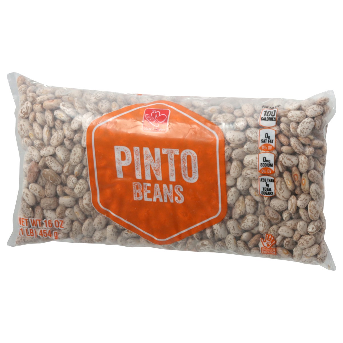 slide 6 of 9, Harris Teeter Dry Pinto Beans, 16 oz