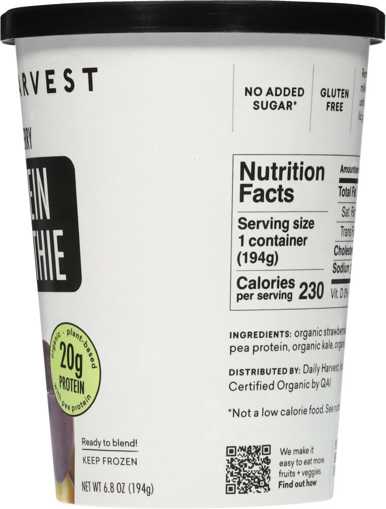 slide 2 of 4, Daily Harvest Mixed Berry Protein Smoothie, 6.8 oz