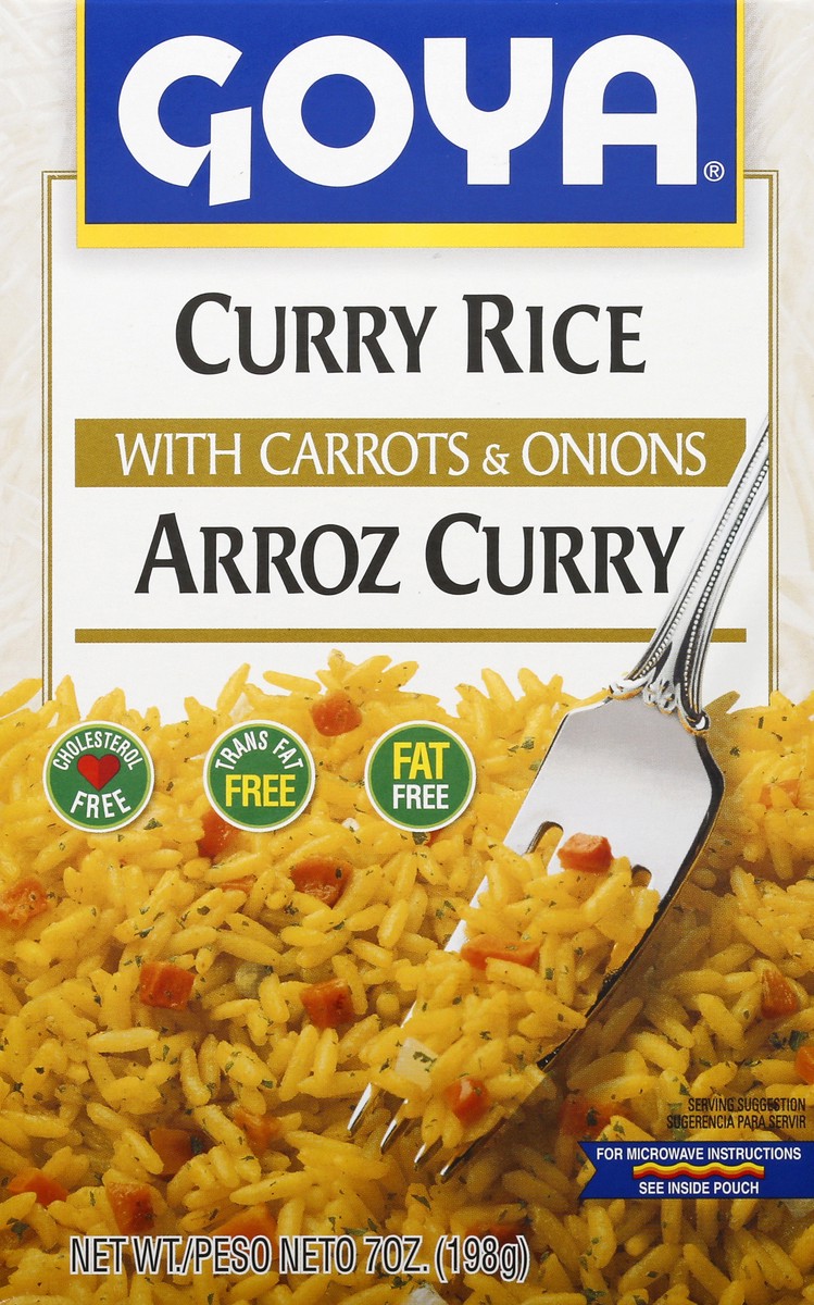 slide 8 of 13, Goya Carrots & Onions Curry Rice 7 oz, 7 oz