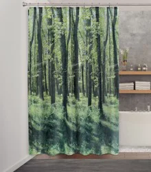 HD Designs Fabric Shower Curtain - Foresta